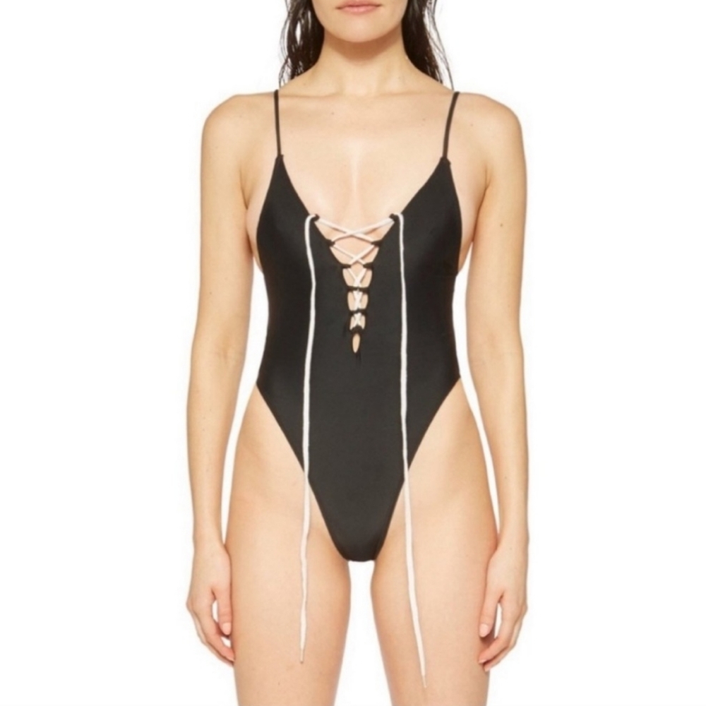 Cheeky one piece swimsuit